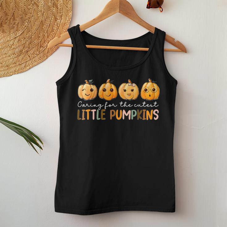 Cutest Pumpkins Mother Baby Nurse Fall Nicu Nurse Halloween Women Tank Top Unique Gifts