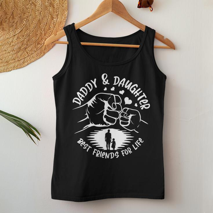 Dad And Daughter Best Friends Fathers Day Matching Dad Girl Women Tank Top Unique Gifts