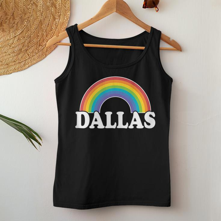 Dallas Tx Gay Pride Women Men Rainbow Lesbian Lgbtq Lgbt Women Tank Top Unique Gifts