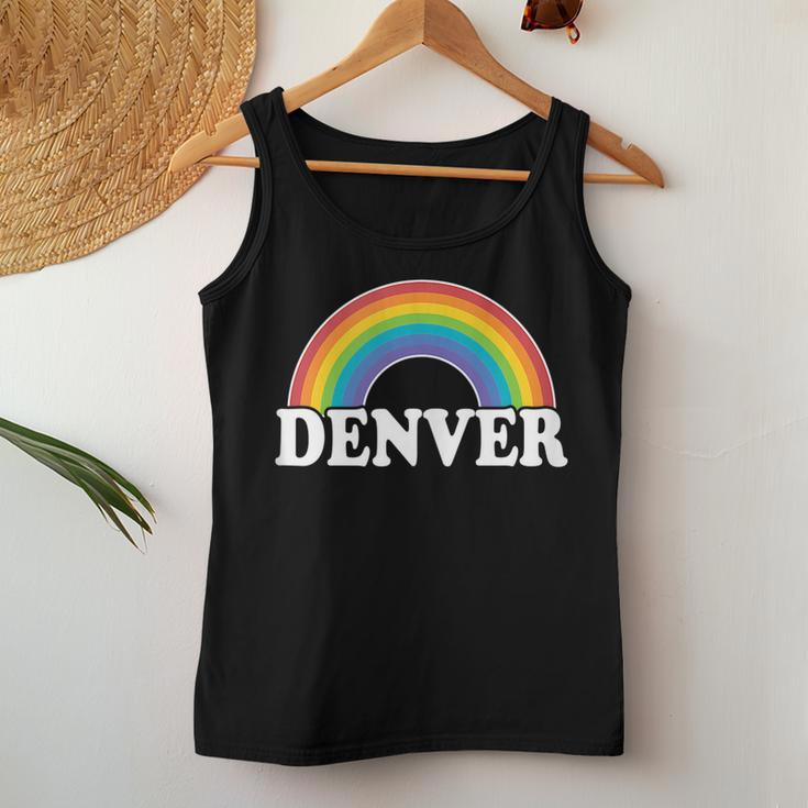 Denver Co Gay Pride Women Men Rainbow Lesbian Lgbtq Lgbt Women Tank Top Unique Gifts
