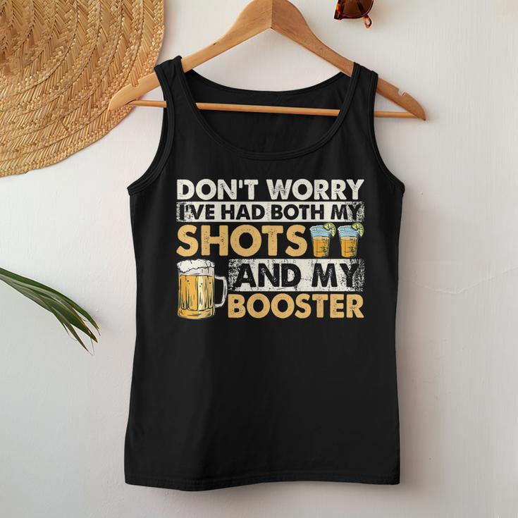 Dont Worry Ive Had Both My Shots And Booster Summer Women Tank Top Unique Gifts