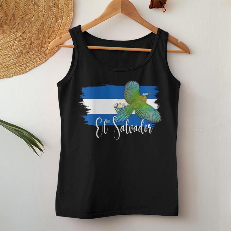 El Salvador Flag El Salvador Map Salvador For Women Tank Top Unique Gifts