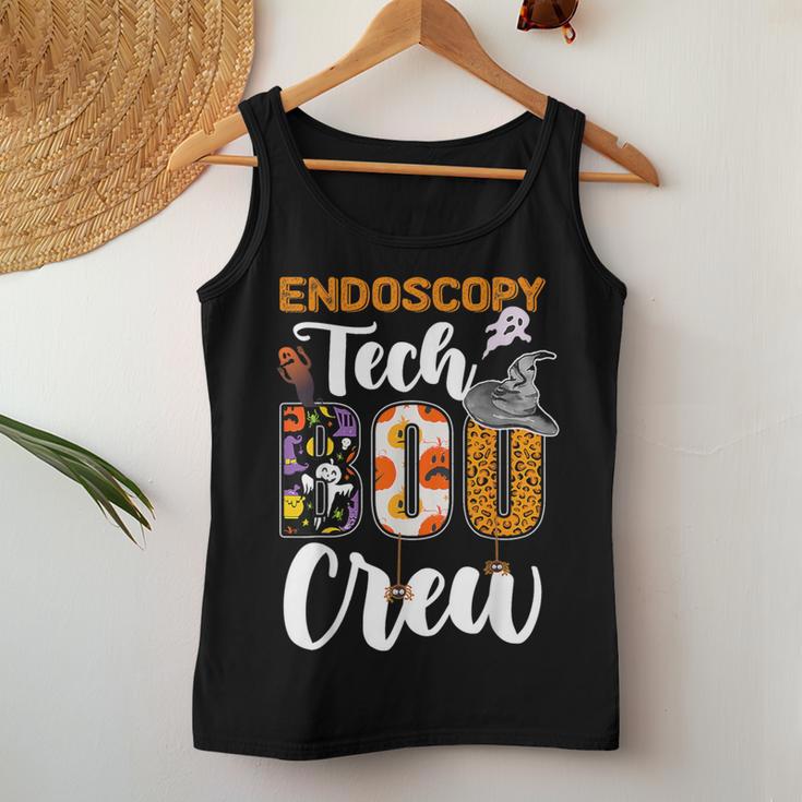 Endoscopy Tech Boo Crew Ghost Nurse Halloween Costume Women Tank Top Unique Gifts