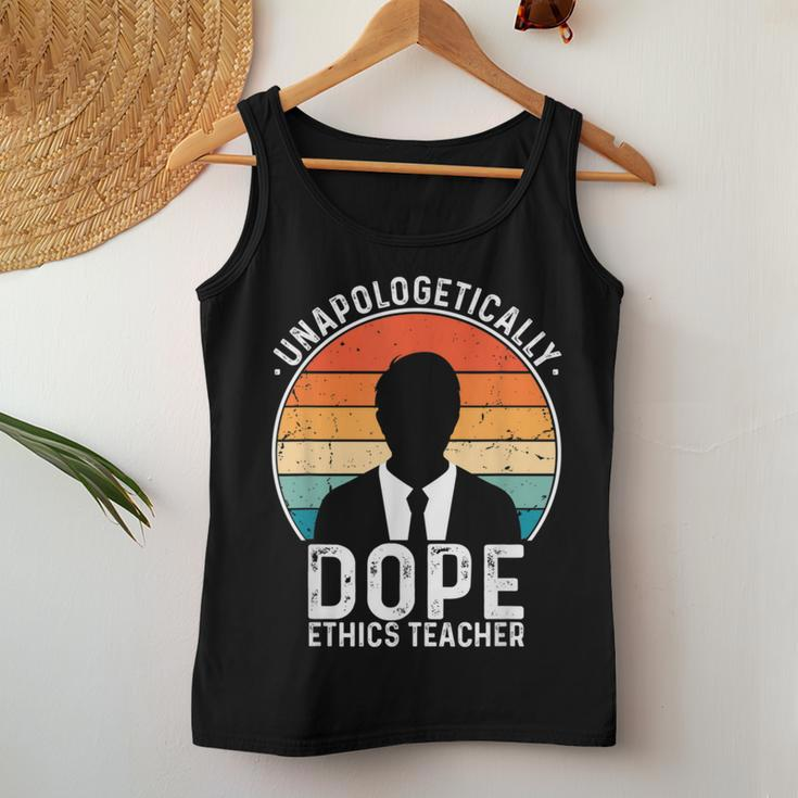 Ethics Teacher Unapologetically Dope Pride Afro History Women Tank Top Unique Gifts