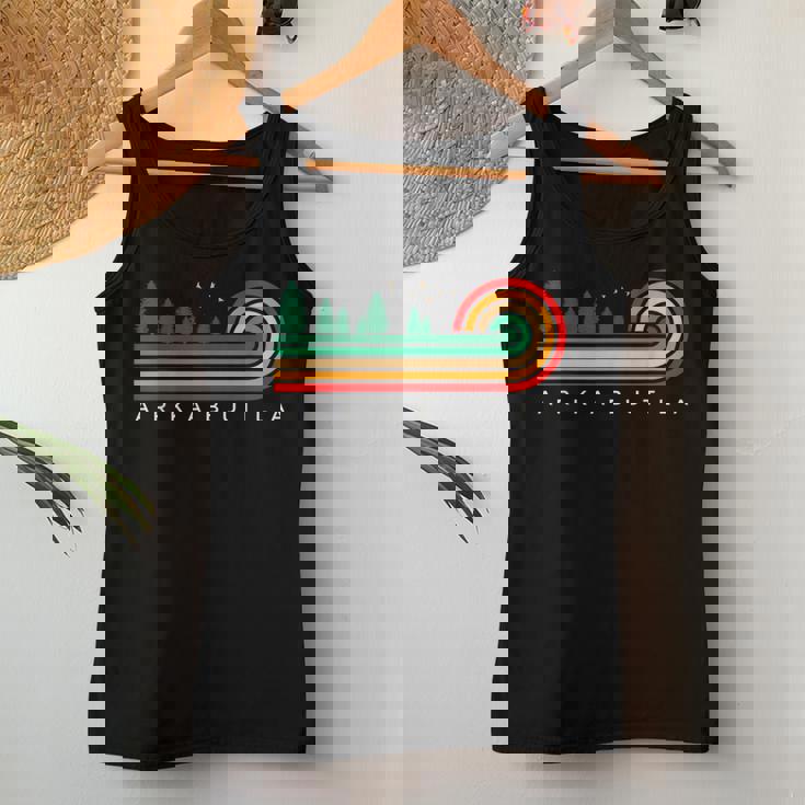 Evergreen Vintage Stripes Arkabutla Mississippi Women Tank Top Unique Gifts
