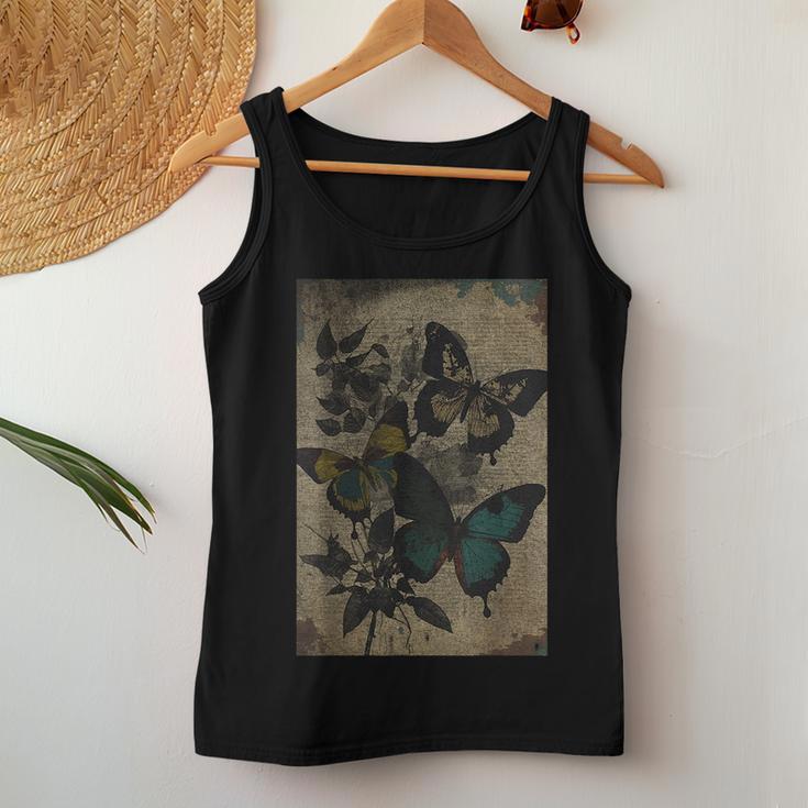 Fairy Grunge Fairycore Aesthetic Cottagecore Goth Butterfly Women Tank Top Weekend Graphic Unique Gifts