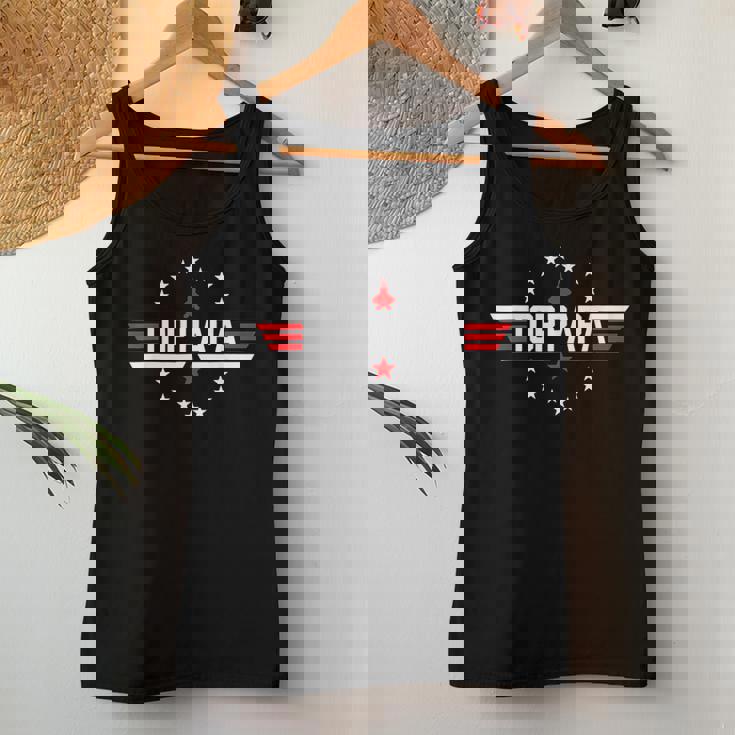 Fathers Day 2023 Papa From Grandkids Son Daughter Women Tank Top Unique Gifts