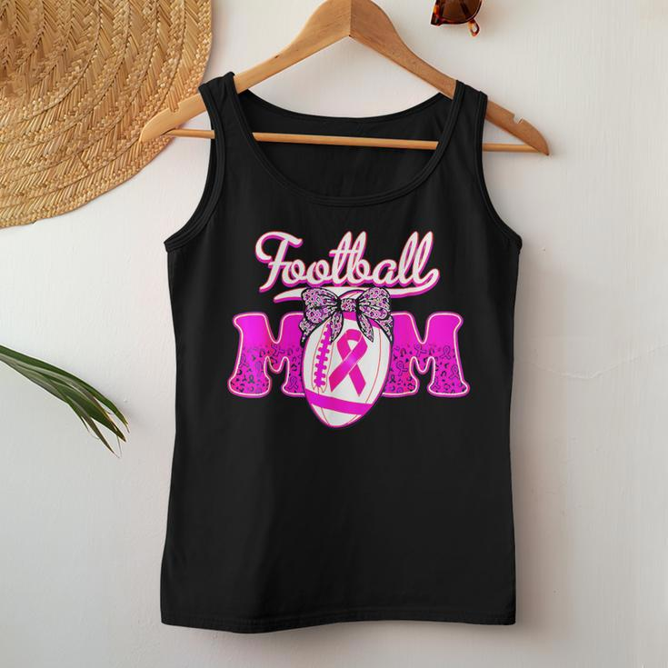 Football Cheer Mom Pink For Breast Cancer Warrior Women Tank Top Funny Gifts