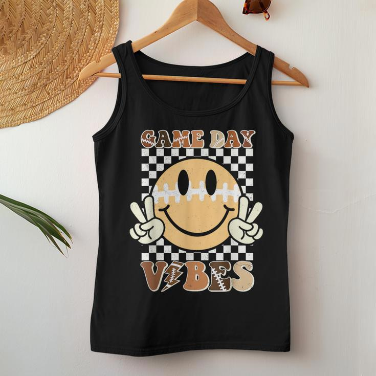 American Football Game Day Vibes Girl Women Tank Top Unique Gifts