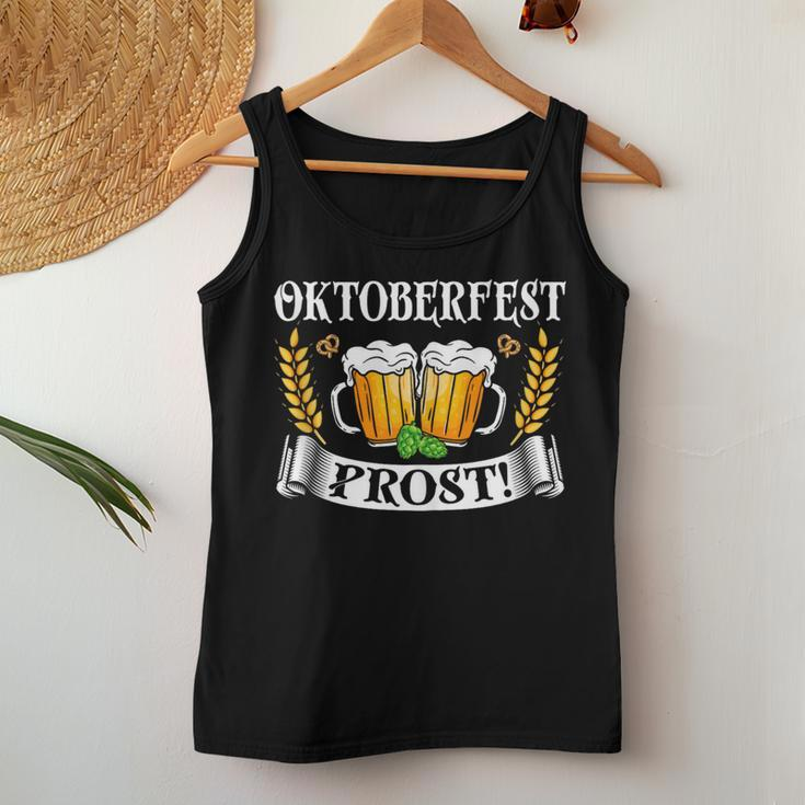 Drinking Beer Lover Oktoberfest Prost Beer German Women Tank Top Personalized Gifts