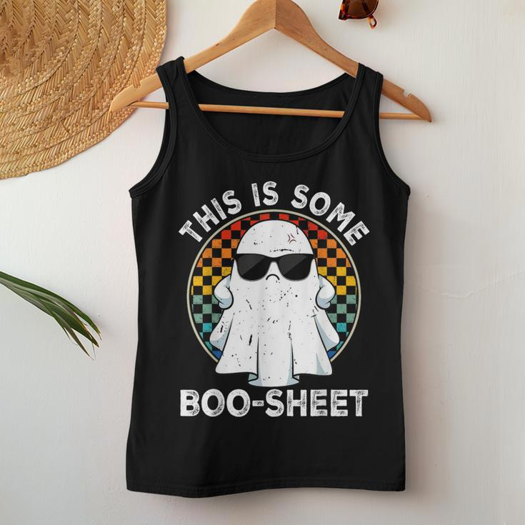 Halloween This Is Some Boo Sheet Costume Women Tank Top Funny Gifts