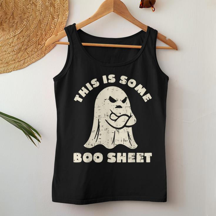 Halloween This Is Some Boo Sheet Costume Women Tank Top Unique Gifts