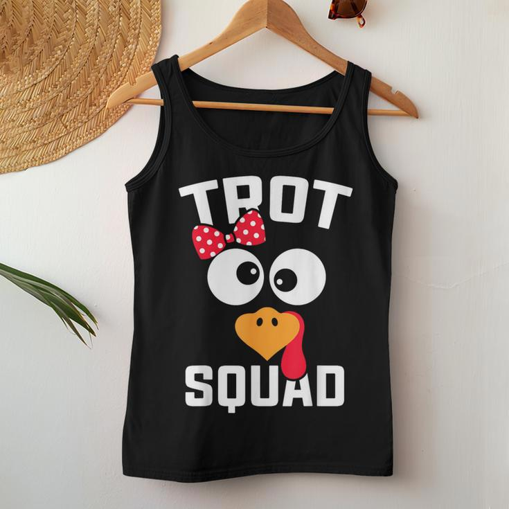 Running Turkey Trot Squad Thanksgiving For Girl Women Tank Top Funny Gifts