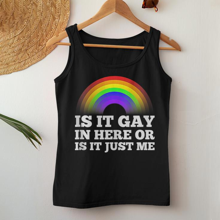 Gay For Men Pride Rainbow Stuff Lgbt Women Tank Top Unique Gifts