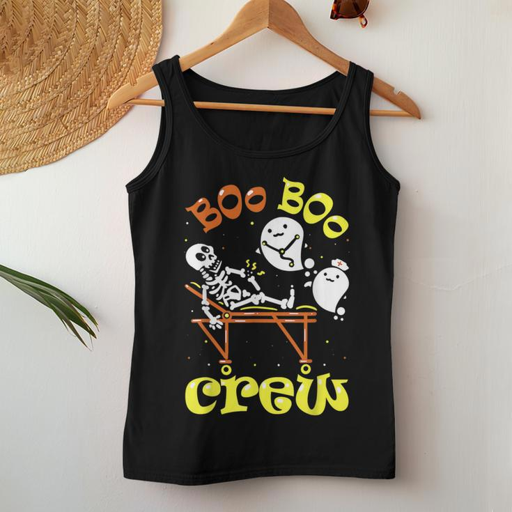 Ghost Skeleton Boo Boo Crew Nurse Halloween Costume Women Tank Top Unique Gifts