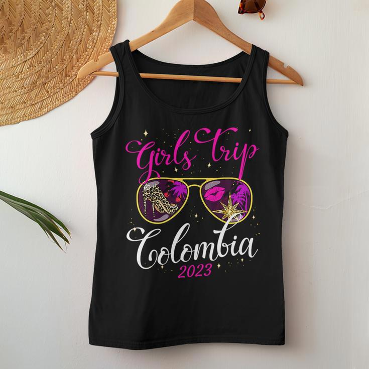 Girls Trip Colombia 2023 For Women Weekend Birthday Women Tank Top Weekend Graphic Funny Gifts