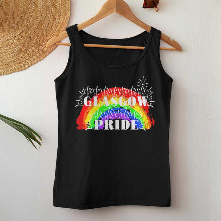 Glasgow Pride Rainbow For Gay Pride Women Tank Top Unique Gifts