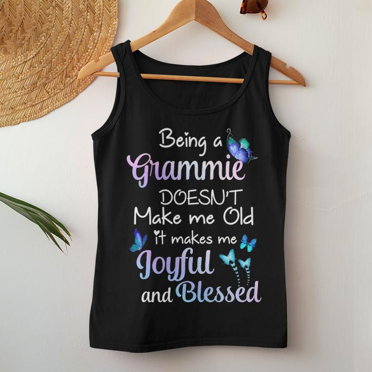 Grammie Grandma Gift Being A Grammie Doesnt Make Me Old Women Tank Top Weekend Graphic Funny Gifts