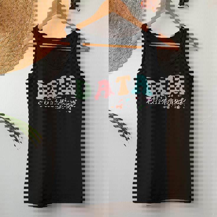 Groovy Data Or It Didn't Happen Behavior Analyst Women Tank Top Unique Gifts