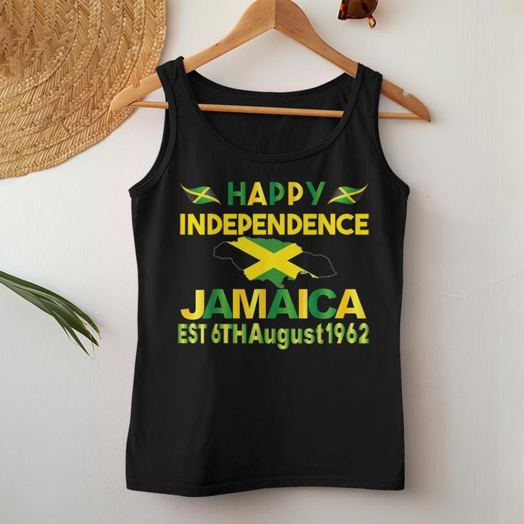 Happy Independence Jamaica Day Jamaican Flag 1962 Women Jamaican Flag Women Tank Top Unique Gifts