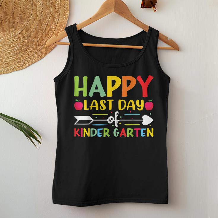 Happy Last Day Of Kindergarten For Teacher Student Graduate Women Tank Top Unique Gifts