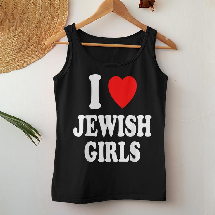 I Heart Love Jewish Girls Hebrew Israel Attraction Women Tank Top Funny Gifts