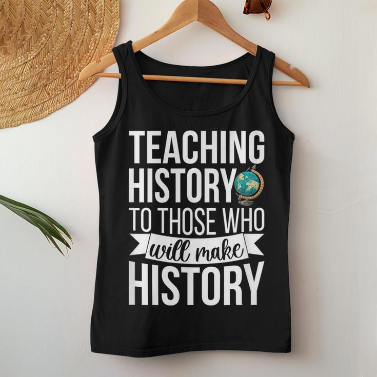 History Teacher Appreciation History Teaching Women Tank Top Weekend Graphic Personalized Gifts