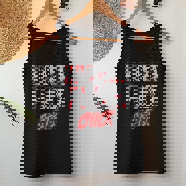 Horror Flick Chick Scary Movie Lover Scary Movie Women Tank Top Unique Gifts Horror Flick Chick Scary Movie Lover Scary Movie Women Tank Top Unique Gifts