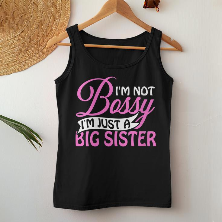 I'm Not Bossy I'm Just A Big Sister Women Tank Top Unique Gifts