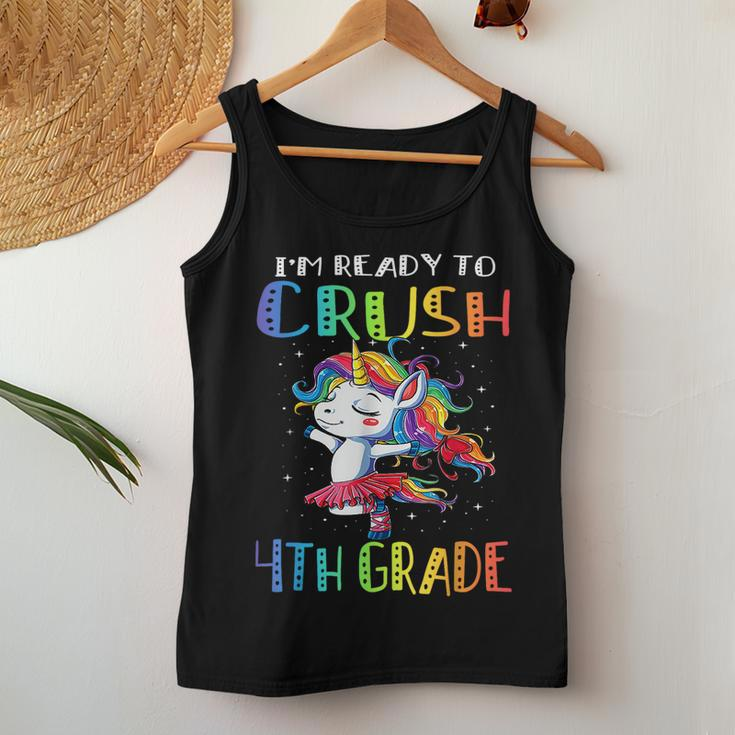 Im Ready To Crush 4Th Grade Unicorn First Day Of Girls Women Tank Top Unique Gifts