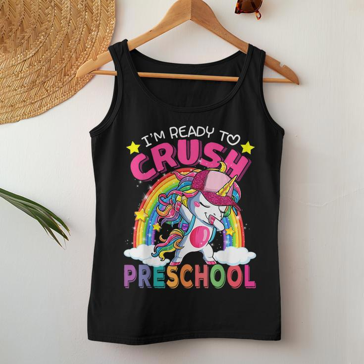 Im Ready To Crush Preschool Unicorn Back To School Girls Women Tank Top Weekend Graphic Personalized Gifts