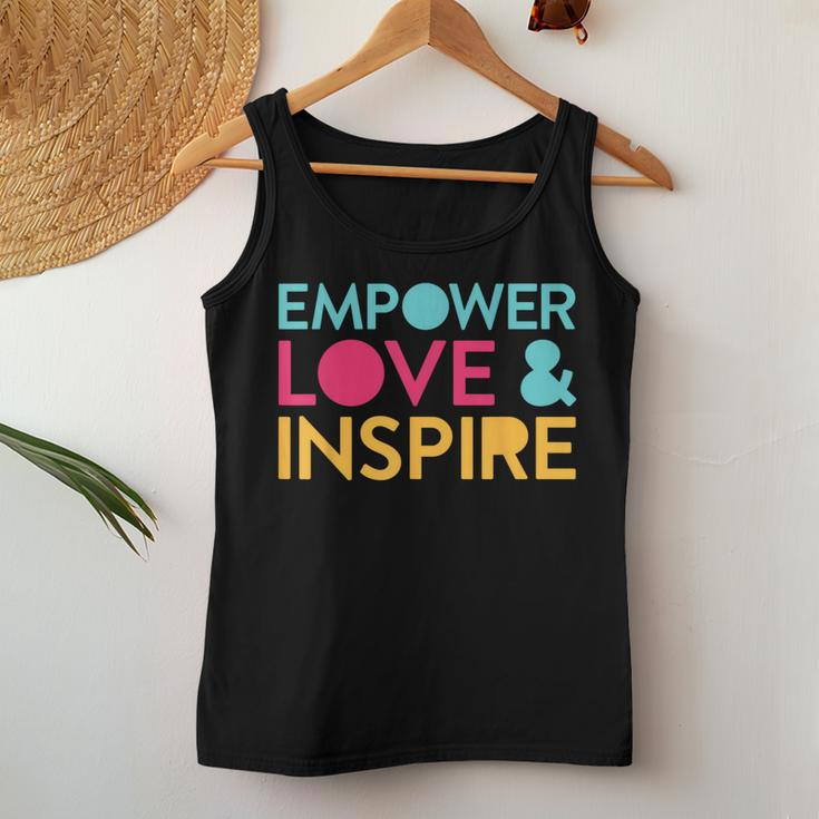 Inspirational Inclusion Empowerment Quote For Teacher Women Tank Top Unique Gifts