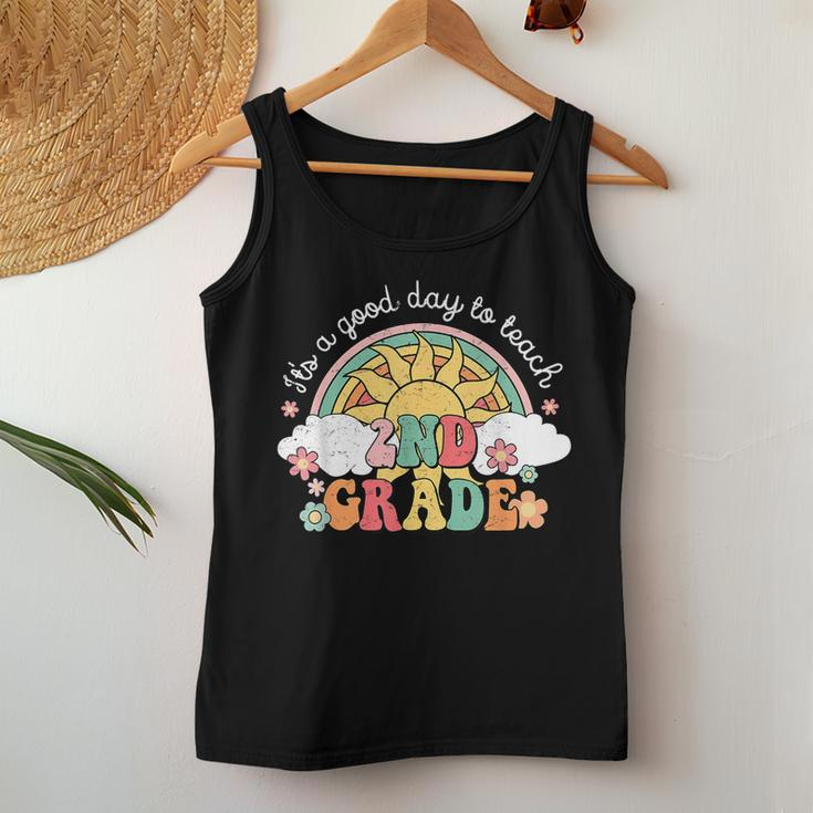 Its A Good Day To Teach 2Nd Second Grade Teacher Teaching Women Tank Top Weekend Graphic Funny Gifts