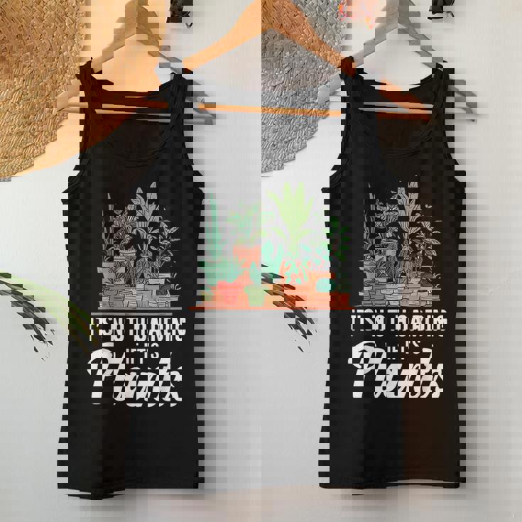 Its Not Hoarding If Its Plants Lover Gardener Gardening Women Tank Top Unique Gifts