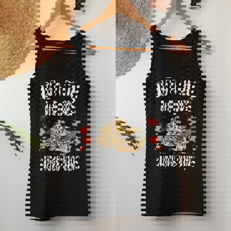 Just A Girl Who Loves Burmese Pythons Snakes Women Tank Top Unique Gifts