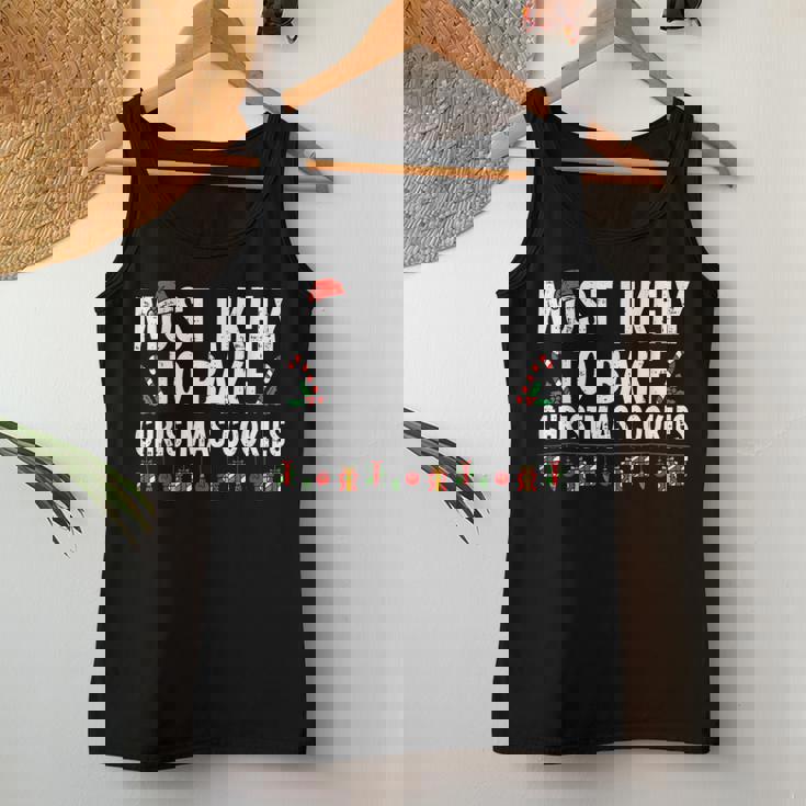 Most Likely To Bake Christmas Cookies Baker Christmas Women Tank Top Unique Gifts Most Likely To Bake Christmas Cookies Baker Christmas Women Tank Top Unique Gifts