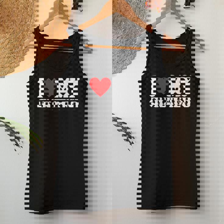 I Love My Girlfriend I Heart My Girlfriend Women Tank Top Unique Gifts