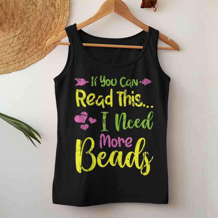 Mardi Gras For Women Girls More Beads Fat Tuesday Parade Women Tank Top Basic Casual Daily Weekend Graphic Personalized Gifts