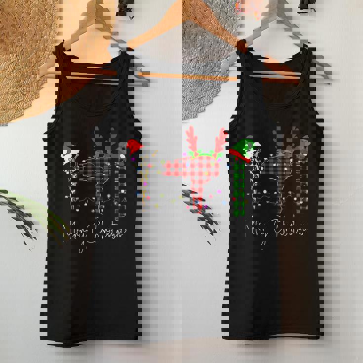 Merry Christmas Hairstylist Tool Hairdresser Barber Women Tank Top Unique Gifts