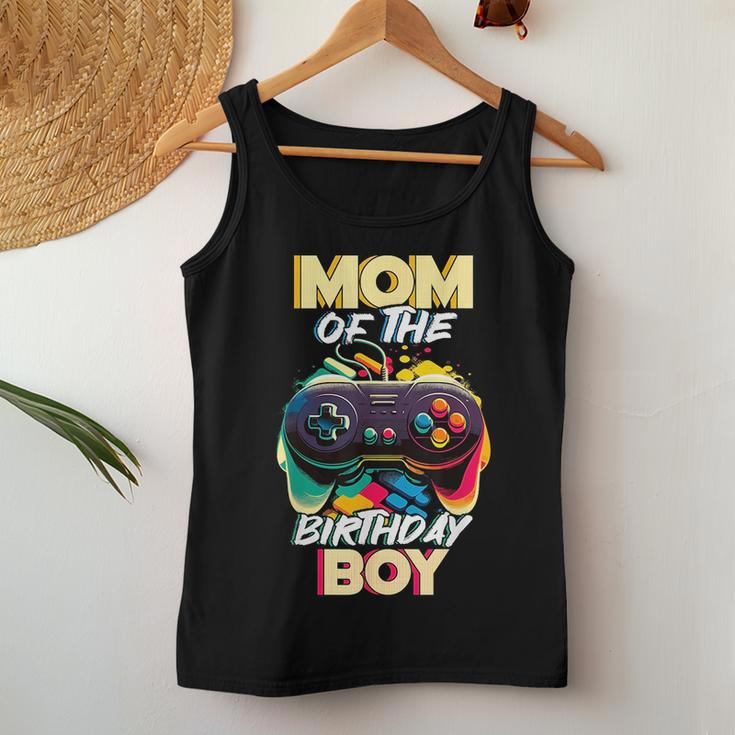 Mom Of The Birthday Boy Matching Gamer Birthday Party Women Tank Top Unique Gifts