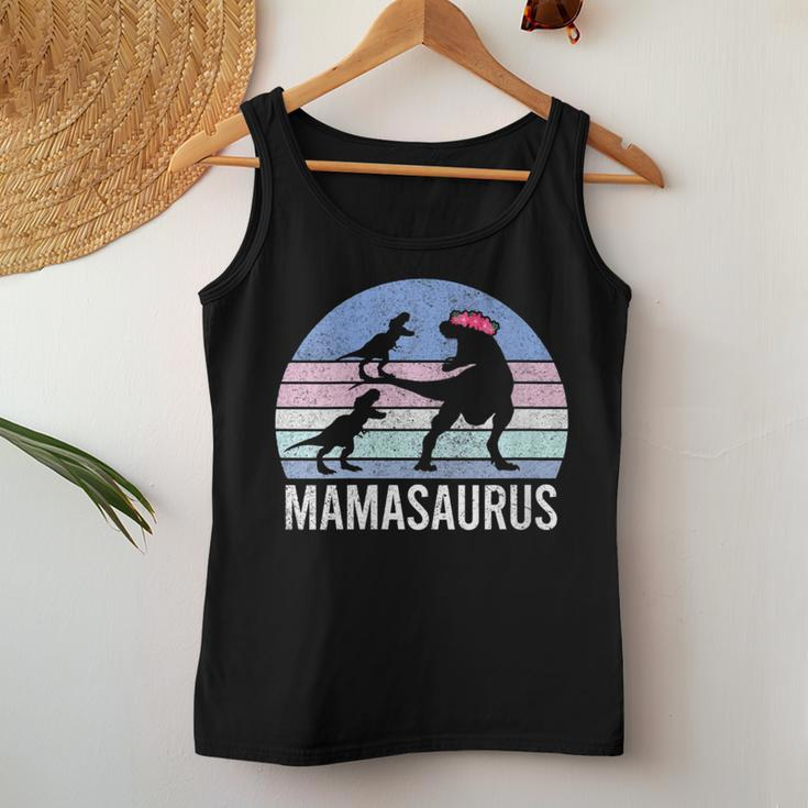 Mom Mother Christmas Xmas Mamasaurus 2 Son Wife Women Women Tank Top Unique Gifts