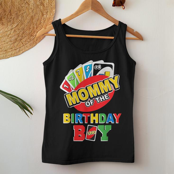 Mommy Of The Birthday Boy Uno Mom Mama 1St Bday Women Tank Top Unique Gifts