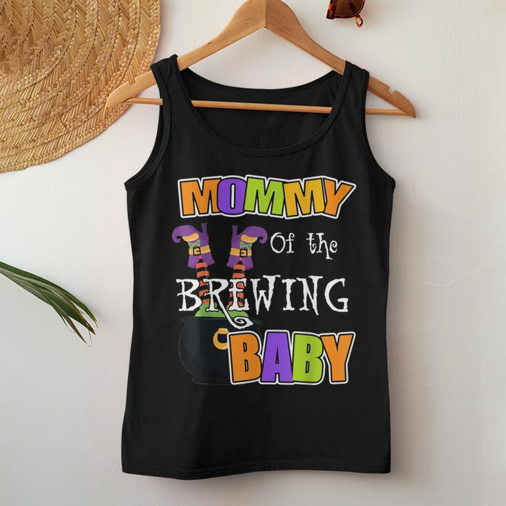 Mommy Of Brewing Baby Halloween Theme Baby Shower Spooky Women Tank Top Funny Gifts