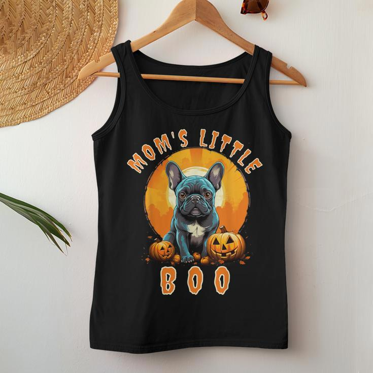Mom's Little Boo French Bulldog Halloween Frenchie Women Tank Top Unique Gifts