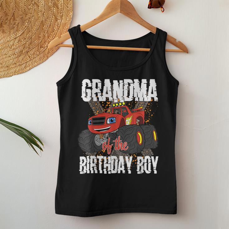 Monster Truck Family Matching Party Grandma Of The Birthday Women Tank Top Unique Gifts