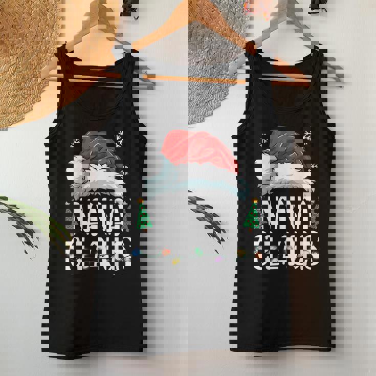 Nana Claus Santa Christmas Matching Family Pajama Women Tank Top Personalized Gifts
