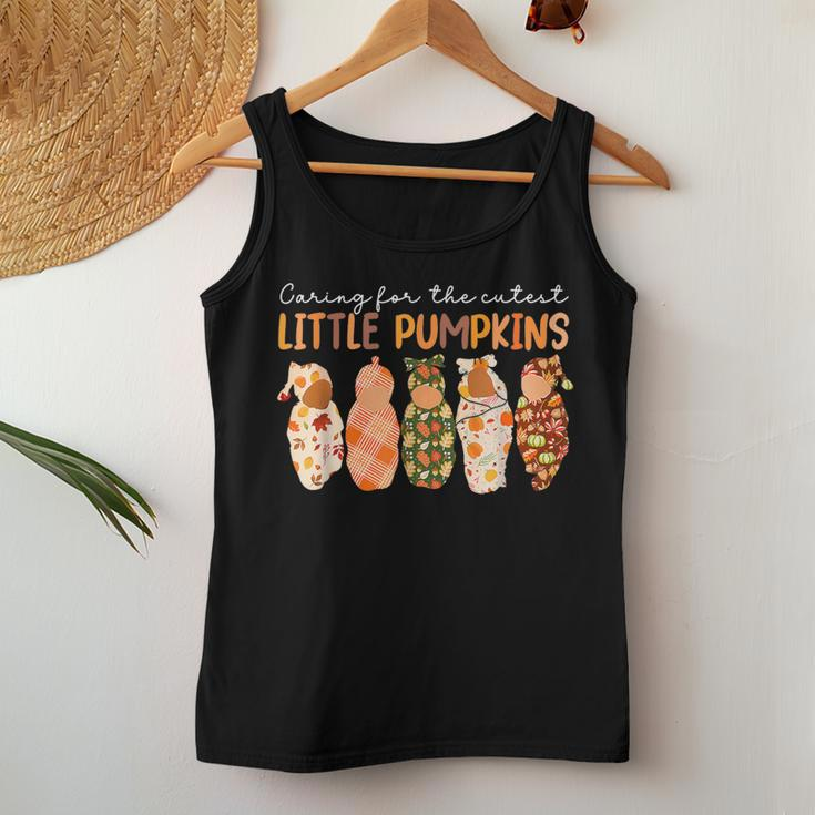 Nicu Nurse Halloween Cutest Pumpkins Mother Baby Nurse Fall Women Tank Top Personalized Gifts