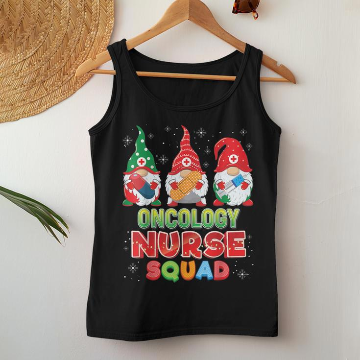 Oncology Nurse Squad Christmas Gnomes Ugly Sweater Gnome Women Tank Top Personalized Gifts