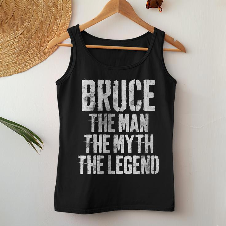 Personalized Bruce The Man The Myth The Legend Women Tank Top Unique Gifts