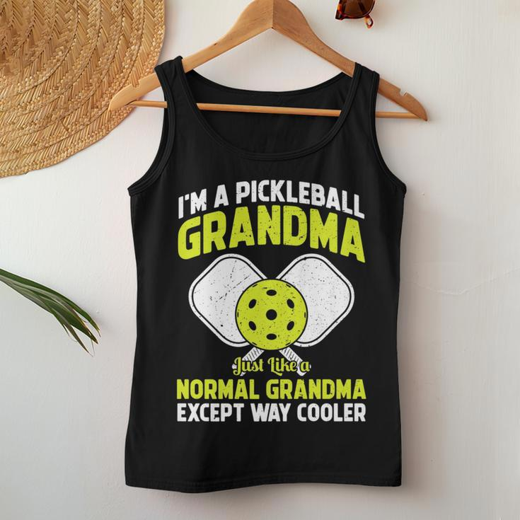 Pickleball Grandma Pickleball Player Grandmother Cute Women Tank Top Unique Gifts
